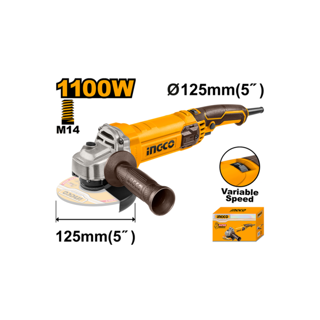 مینی فرز 1100 وات دیمردار اینکو Ingco مدل AG1100385